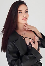 Ukrainian mail order bride Violeta from Kharkiv with black hair and grey eye color - image 2
