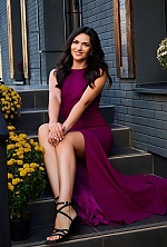 Ukrainian mail order bride Hanna from Kamyanets-Podilskyi with black hair and green eye color - image 21