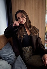 Ukrainian mail order bride Anna from Kyiv with brunette hair and blue eye color - image 5