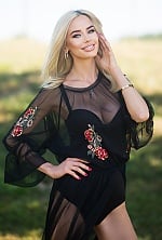 Ukrainian mail order bride Zoya from Como with blonde hair and blue eye color - image 10