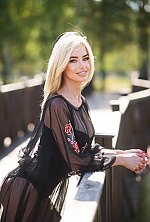 Ukrainian mail order bride Zoya from Como with blonde hair and blue eye color - image 16