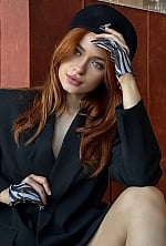 Ukrainian mail order bride Kateryna from Lviv with red hair and green eye color - image 4