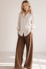 Ukrainian mail order bride Ksenia from Budapest with blonde hair and grey eye color - image 5