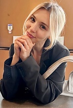 Ukrainian mail order bride Ksenia from Budapest with blonde hair and grey eye color - image 8