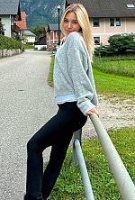 Ukrainian mail order bride Ksenia from Budapest with blonde hair and grey eye color - image 9