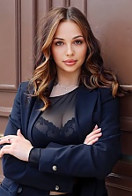 Ukrainian mail order bride Anastasia from Kyiv with brunette hair and hazel eye color - image 3