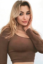 Ukrainian mail order bride Anna from Kyiv with light brown hair and green eye color - image 2