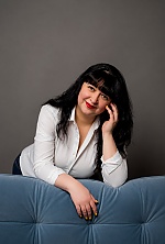 Ukrainian mail order bride Tatiana from Zhovti Vody with black hair and brown eye color - image 2