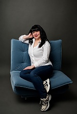 Ukrainian mail order bride Tatiana from Zhovti Vody with black hair and brown eye color - image 5