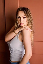 Ukrainian mail order bride Milena from London with blonde hair and green eye color - image 13