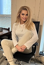 Ukrainian mail order bride Diana from Kiyiv with blonde hair and blue eye color - image 11