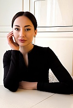 Ukrainian mail order bride Ekaterina from Kyiv with black hair and green eye color - image 4