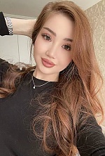 Ukrainian mail order bride Skhahnaz from Astana with black hair and grey eye color - image 6