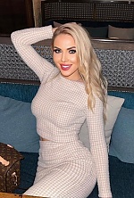 Ukrainian mail order bride Anna from Kyiv with blonde hair and blue eye color - image 3