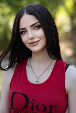 Ukrainian mail order bride Anastasia from Odesa with brunette hair and green eye color - image 6