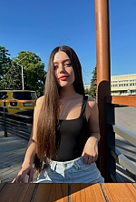 Ukrainian mail order bride Solomiia from Lviv with light brown hair and blue eye color - image 3