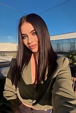 Ukrainian mail order bride Ekaterina from Kyiv with black hair and blue eye color - image 6