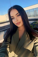 Ukrainian mail order bride Ekaterina from Kyiv with black hair and blue eye color - image 2