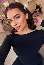 Ukrainian mail order bride Ekaterina from Kyiv with black hair and blue eye color - image 5