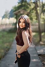 Ukrainian mail order bride Daria from Zhytomyr with brunette hair and green eye color - image 9