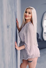 Ukrainian mail order bride Khrystyna from Odesa with blonde hair and grey eye color - image 7