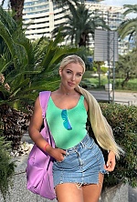 Ukrainian mail order bride Olga from Kyiv with blonde hair and blue eye color - image 2
