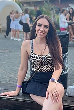 Ukrainian mail order bride Olha from Lviv with light brown hair and green eye color - image 2