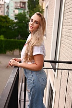 Ukrainian mail order bride Olena from Kyiv with blonde hair and blue eye color - image 16