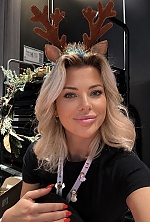 Ukrainian mail order bride Margarita from Oslo with blonde hair and blue eye color - image 3