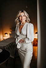 Ukrainian mail order bride Margarita from Oslo with blonde hair and blue eye color - image 5