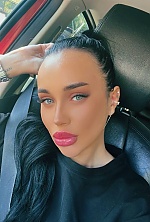 Ukrainian mail order bride Karyna from Kyiv with black hair and green eye color - image 7