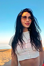 Ukrainian mail order bride Angela from Serres with black hair and grey eye color - image 5