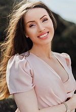 Ukrainian mail order bride Oksana from Brussels with brunette hair and green eye color - image 4
