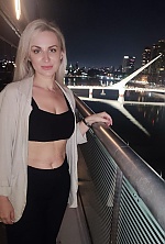 Ukrainian mail order bride Olena from Miami with blonde hair and blue eye color - image 3