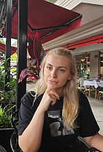 Ukrainian mail order bride Olena from Miami with blonde hair and blue eye color - image 2