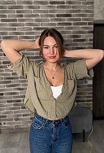 Ukrainian mail order bride Alexandra from Kyiv with light brown hair and blue eye color - image 3