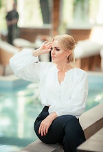 Ukrainian mail order bride Liudmyla from Kyiv with blonde hair and grey eye color - image 13