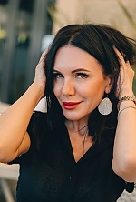 Ukrainian mail order bride Irina from Desenzano del Garda with black hair and green eye color - image 21