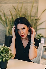 Ukrainian mail order bride Irina from Desenzano del Garda with black hair and green eye color - image 15