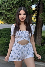 Ukrainian mail order bride Vlada from Cherkasy with black hair and hazel eye color - image 6