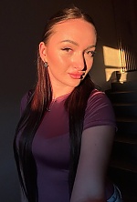 Ukrainian mail order bride Vladeslava from Odesa with black hair and green eye color - image 2
