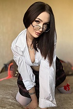 Ukrainian mail order bride Vladeslava from Odesa with black hair and green eye color - image 6