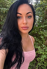 Ukrainian mail order bride Vladyslava from Tbilisi with black hair and green eye color - image 13