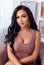 Ukrainian mail order bride Vladyslava from Tbilisi with black hair and green eye color - image 3