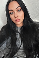 Ukrainian mail order bride Vladyslava from Tbilisi with black hair and green eye color - image 10