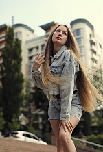 Ukrainian mail order bride Oksana from Kyiv with blonde hair and blue eye color - image 9