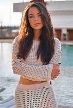 Ukrainian mail order bride Natalia from Kyiv with brunette hair and green eye color - image 4