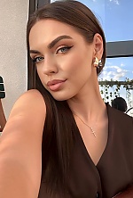Ukrainian mail order bride Natalia from Kyiv with brunette hair and green eye color - image 5