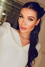 Ukrainian mail order bride Daria from Khmelnytskyi with black hair and green eye color - image 4