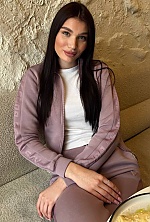 Ukrainian mail order bride Daria from Khmelnytskyi with black hair and green eye color - image 7